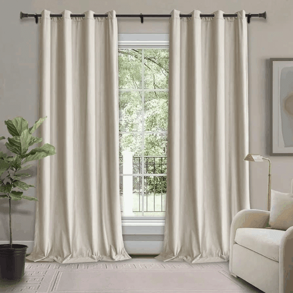 Set de Cortinas Blackout Tipo Terciopelo Athena