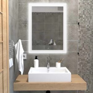 Espejo para baño con luz led 70x50 Rectangular