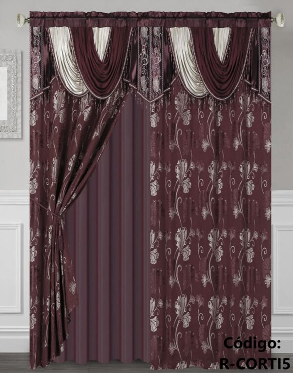 Set de Cortinas finas Riscos - Image 3