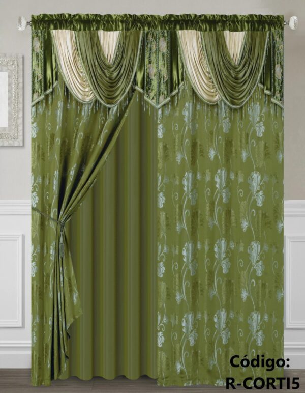 Set de Cortinas finas Riscos - Image 2