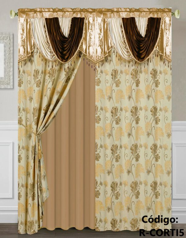 Set de Cortinas Finas Riscos