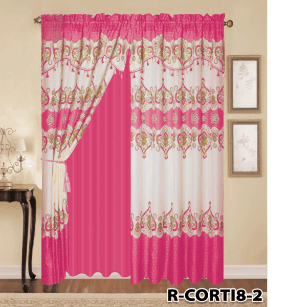 Set de cortinas con cenefa sencilla Riscos - Image 4