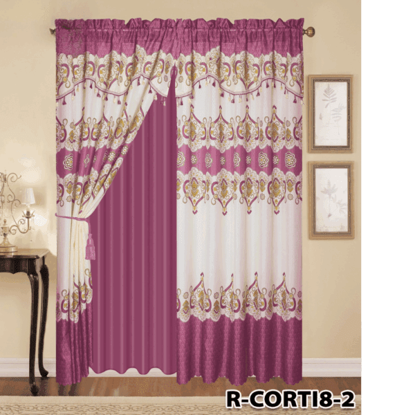 Set de cortinas con cenefa sencilla Riscos - Image 3