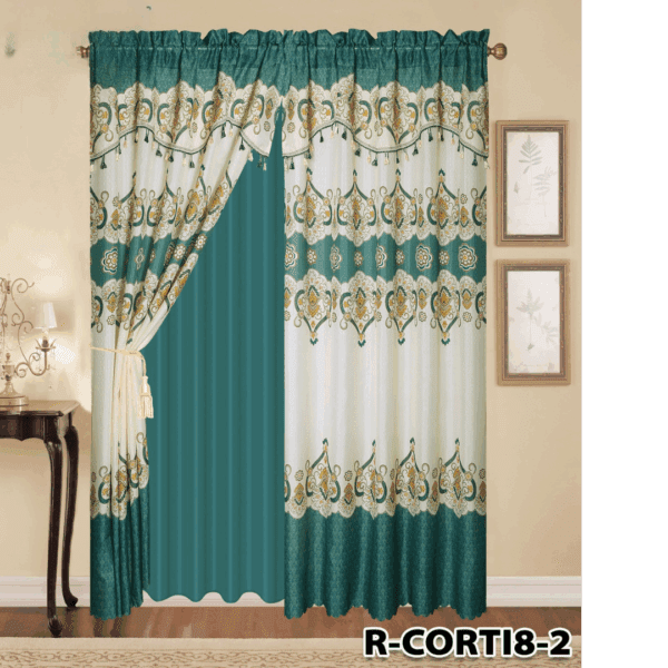 Set de Cortinas con Cenefa Sencilla Riscos