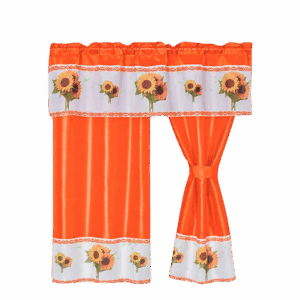 Cortina de Cocina - Diseño de girasol